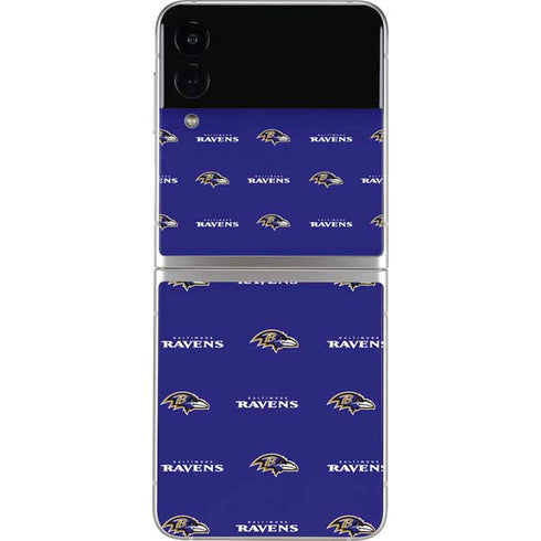 NFL Baltimore Ravens Blitz Series Galaxy Z Flip3 5G Skin