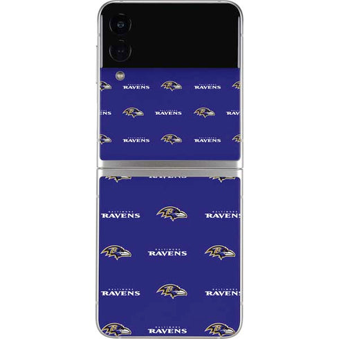 NFL Baltimore Ravens Blitz Series Galaxy Z Flip4 5G Skin