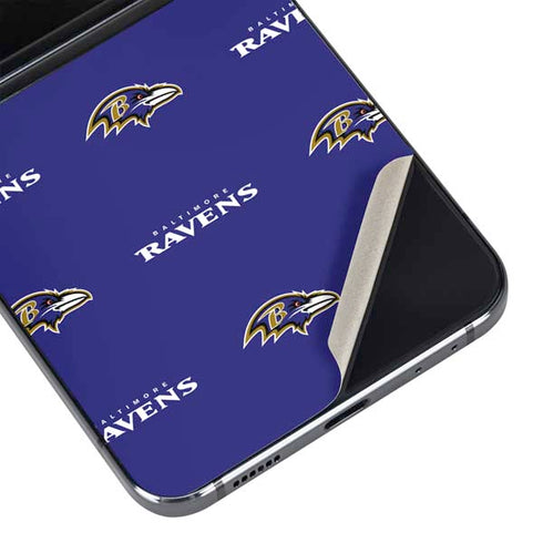 NFL Baltimore Ravens Blitz Series Galaxy Z Flip5 5G Skin