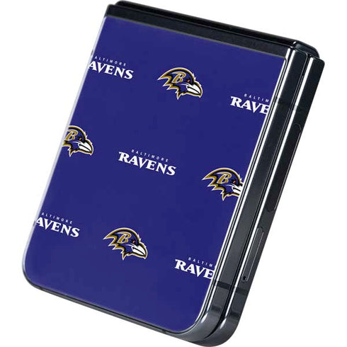 NFL Baltimore Ravens Blitz Series Galaxy Z Flip5 5G Skin