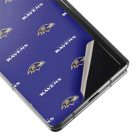 NFL Baltimore Ravens Blitz Series Galaxy Z Fold2 5G Skin