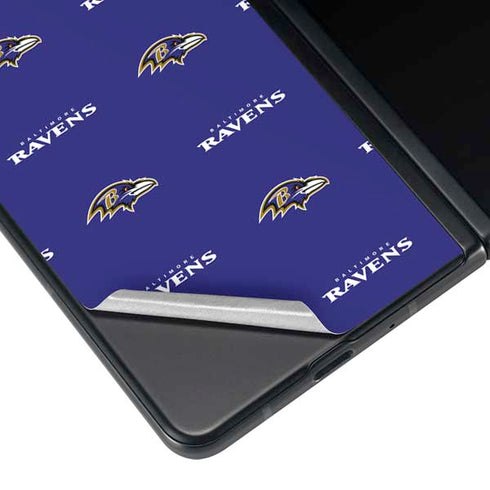 NFL Baltimore Ravens Blitz Series Galaxy Z Fold3 5G Skin