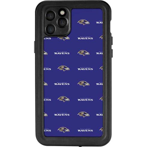 NFL Baltimore Ravens Blitz Series iPhone 11 Pro Max Waterproof Case