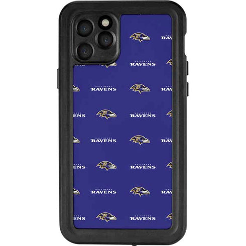 NFL Baltimore Ravens Blitz Series iPhone 11 Pro Waterproof Case