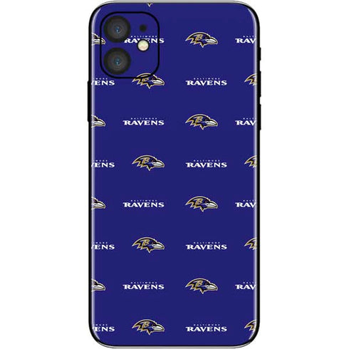 NFL Baltimore Ravens Blitz Series iPhone 11 Skin