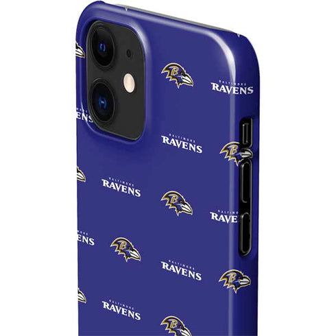 NFL Baltimore Ravens Blitz Series iPhone 12 Mini Lite Case