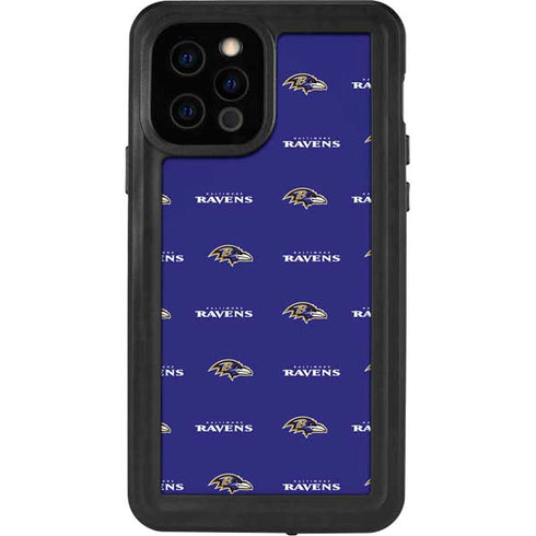 NFL Baltimore Ravens Blitz Series iPhone 12 Pro Waterproof Case