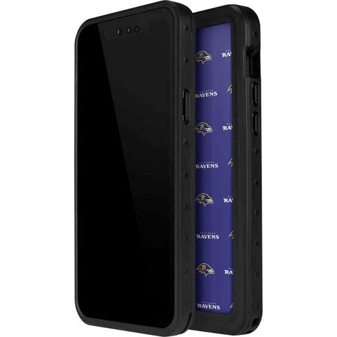 NFL Baltimore Ravens Blitz Series iPhone 13 Mini Waterproof Case