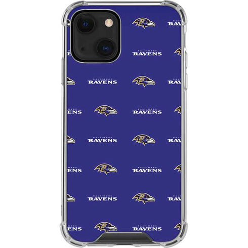 NFL Baltimore Ravens Blitz Series iPhone 14 Clear Case