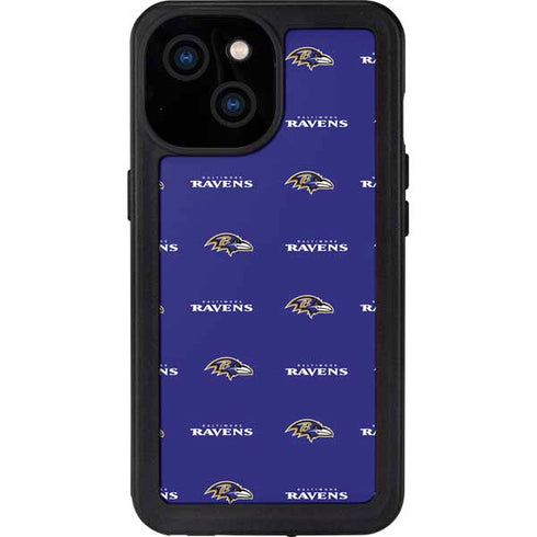 NFL Baltimore Ravens Blitz Series iPhone 15 Waterproof Case