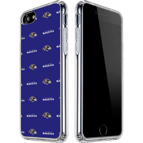 NFL Baltimore Ravens Blitz Series iPhone SE (2nd & 3rd Gen) Clear Case