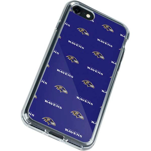 NFL Baltimore Ravens Blitz Series iPhone SE (2nd & 3rd Gen) Clear Case