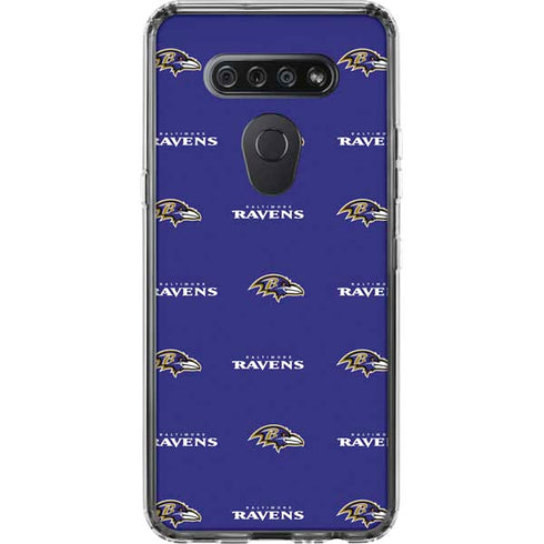 NFL Baltimore Ravens Blitz Series LG K51/Q51 Clear Case