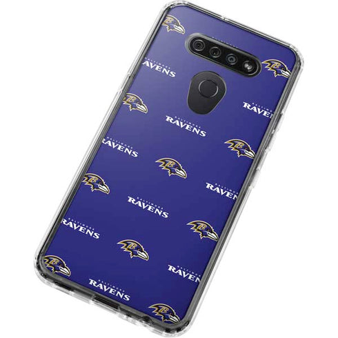 NFL Baltimore Ravens Blitz Series LG K51/Q51 Clear Case