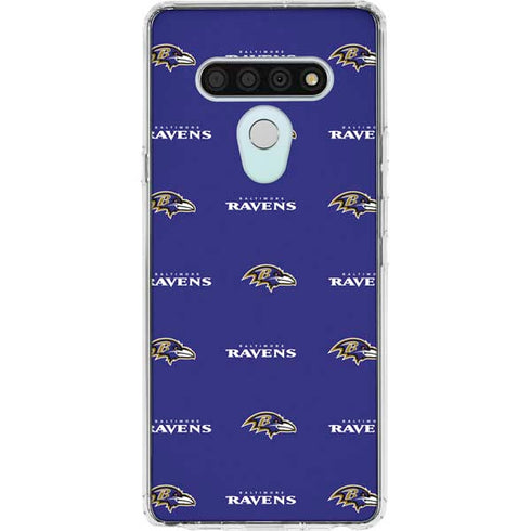 NFL Baltimore Ravens Blitz Series LG Stylo 6 Clear Case
