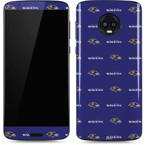 NFL Baltimore Ravens Blitz Series Moto G6 Skin