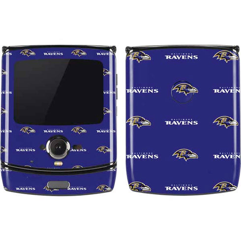 NFL Baltimore Ravens Blitz Series Motorola RAZR Skin