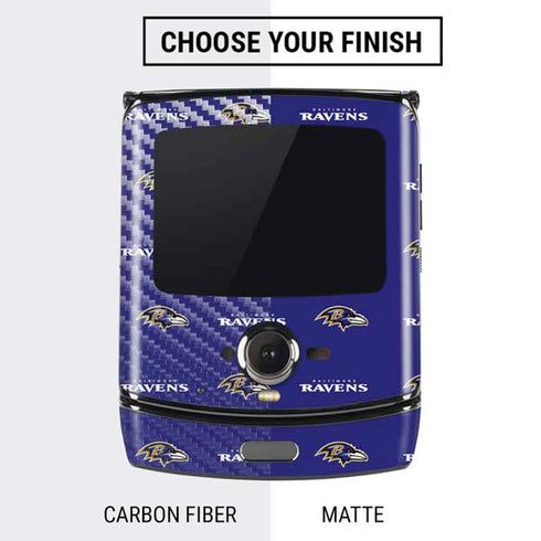 NFL Baltimore Ravens Blitz Series Motorola RAZR Skin