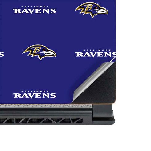 NFL Baltimore Ravens Blitz Series MSI GS65 Stealth Laptop Skin