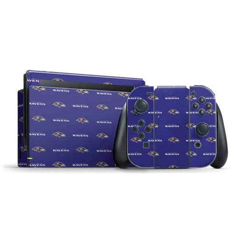 NFL Baltimore Ravens Blitz Series Nintendo Switch Bundle Skin