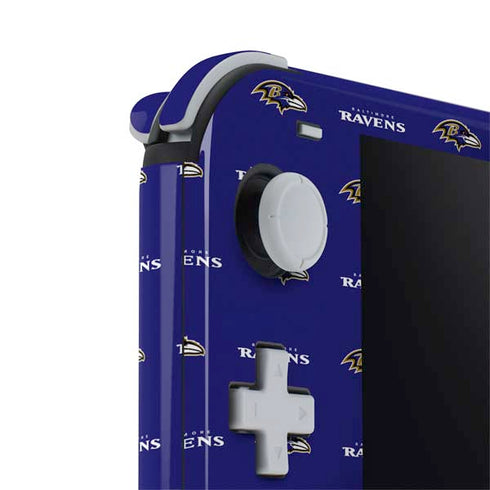 NFL Baltimore Ravens Blitz Series Nintendo Switch Lite Skin