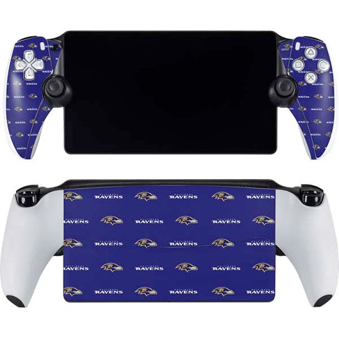 NFL Baltimore Ravens Blitz Series PlayStation Portal Remote Player Skin