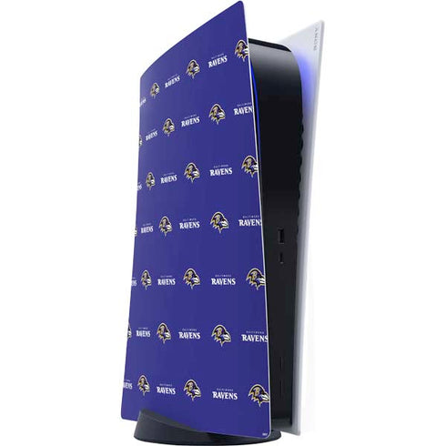 NFL Baltimore Ravens Blitz Series PS5 Digital Edition Console Skin