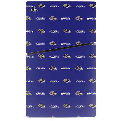 NFL Baltimore Ravens Blitz Series PS5 Slim Disk Console Skin