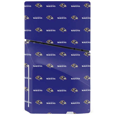 NFL Baltimore Ravens Blitz Series PS5 Slim Disk Console Skin