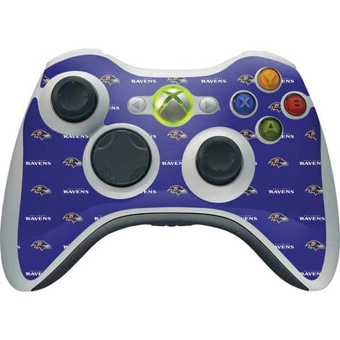 NFL Baltimore Ravens Blitz Series Xbox 360 Wireless Controller Skin