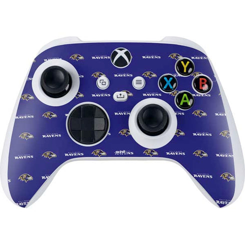 NFL Baltimore Ravens Blitz Series Xbox Series S Controller Skin