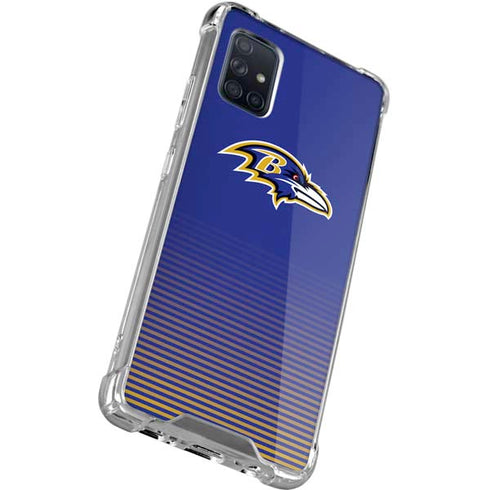 NFL Baltimore Ravens Breakaway Galaxy A51 5G Clear Case