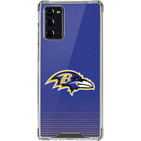 NFL Baltimore Ravens Breakaway Galaxy Note20 5G Clear Case