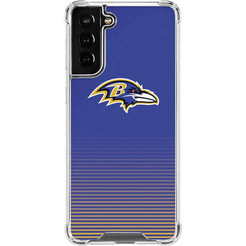 NFL Baltimore Ravens Breakaway Galaxy S21 FE Clear Case