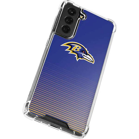 NFL Baltimore Ravens Breakaway Galaxy S21 FE Clear Case
