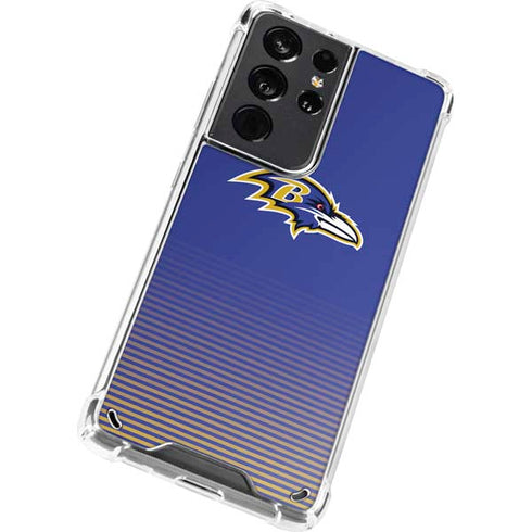 NFL Baltimore Ravens Breakaway Galaxy S21 Ultra 5G Clear Case