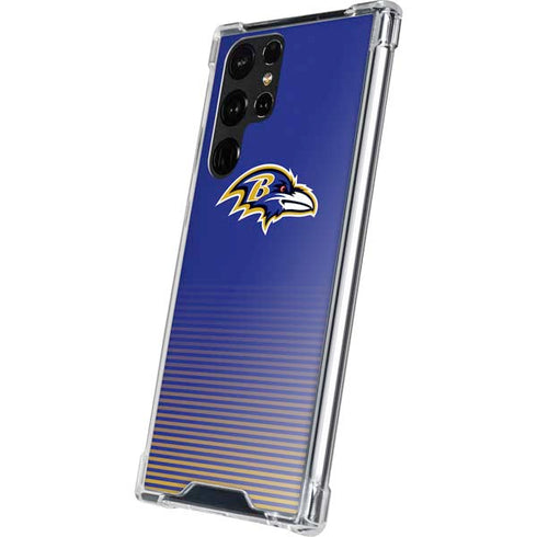 NFL Baltimore Ravens Breakaway Galaxy S22 Ultra Clear Case