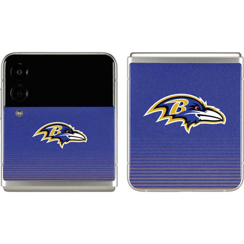 NFL Baltimore Ravens Breakaway Galaxy Z Flip3 5G Skin