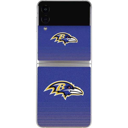 NFL Baltimore Ravens Breakaway Galaxy Z Flip3 5G Skin
