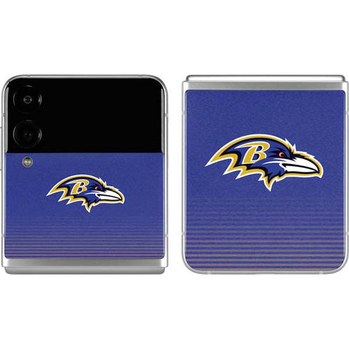 NFL Baltimore Ravens Breakaway Galaxy Z Flip4 5G Skin