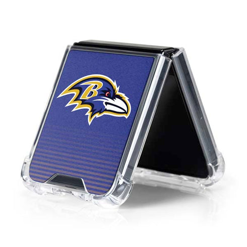 NFL Baltimore Ravens Breakaway Galaxy Z Flip5 5G Clear Case