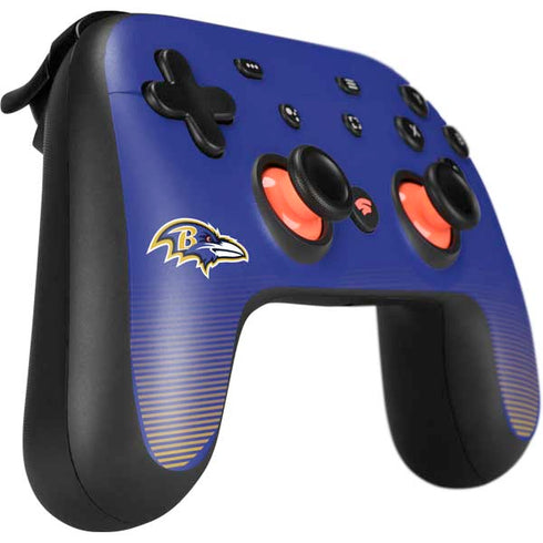 NFL Baltimore Ravens Breakaway Google Stadia Controller Skin