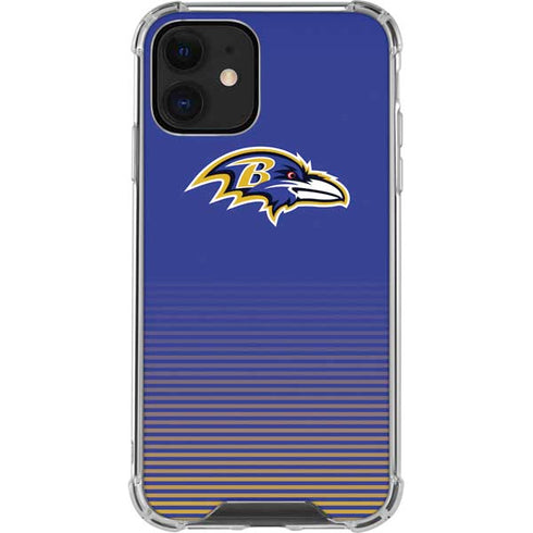 NFL Baltimore Ravens Breakaway iPhone 12 Mini Clear Case