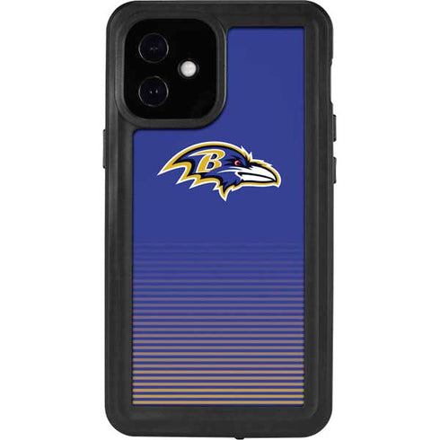 NFL Baltimore Ravens Breakaway iPhone 12 Mini Waterproof Case