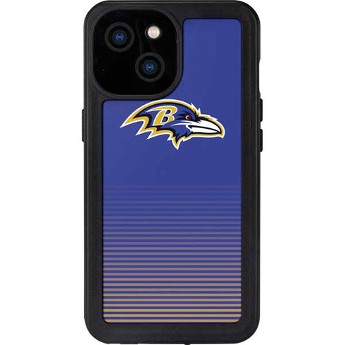 NFL Baltimore Ravens Breakaway iPhone 13 Mini Waterproof Case