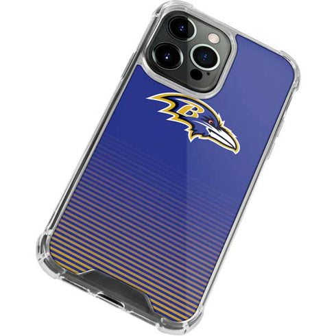 NFL Baltimore Ravens Breakaway iPhone 15 Pro Max Clear Case