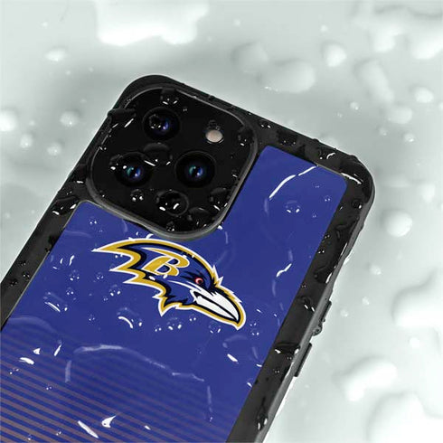 NFL Baltimore Ravens Breakaway iPhone 14 Pro Max Waterproof Case