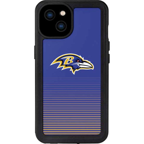 NFL Baltimore Ravens Breakaway iPhone 15 Plus Waterproof Case