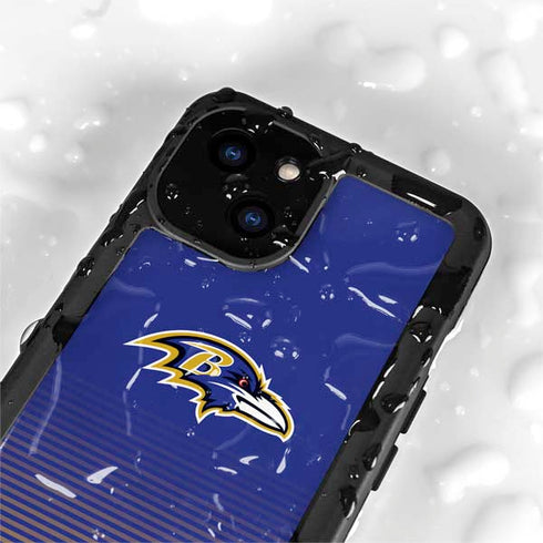 NFL Baltimore Ravens Breakaway iPhone 15 Plus Waterproof Case