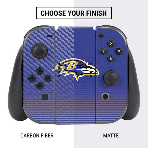 NFL Baltimore Ravens Breakaway Nintendo Switch Bundle Skin